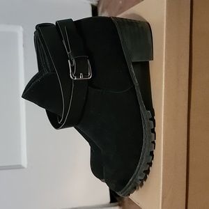 New Suedette Chunky Ankle Booties